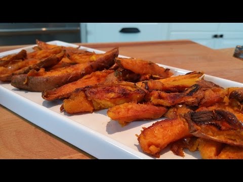 Hot & Sticky Sweet Potato Fries | Doug Cooking