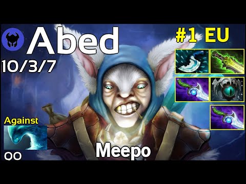 Abed [Fnatic] plays Meepo!!! Dota 2 7.21