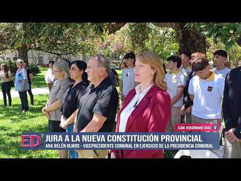 Jura de la nueva Constitución de Santa Fe en San Jerónimo Sud