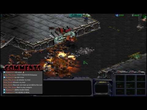 Starcraft THE ZERG RUSH (Stream Highlight)