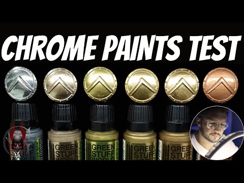 CHROME PAINTS TEST - Mirror effect! Brush and airbrush approach!