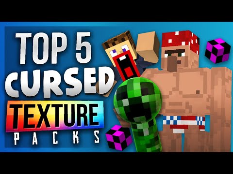 TOP 5 CURSED Texture Packs for Minecraft 1.15.2