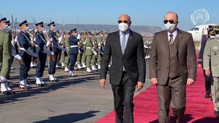 Le Président Mauritanien arrive à Oran