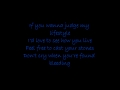 Danko Jones - I think bad thoughts Lyrics 