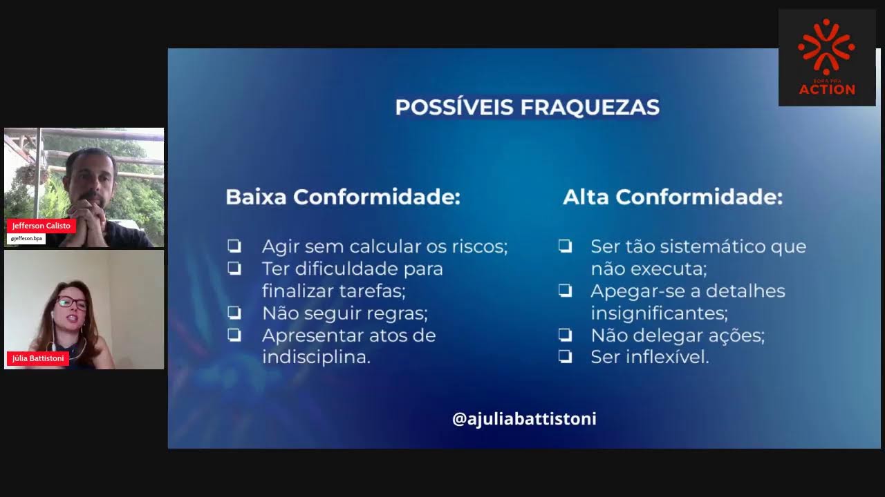 Ativando suas Manhãs - Aula 02 Perfil Comportamental DISC com Julia Battistoni