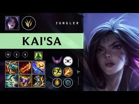Kai'Sa Jungle vs Maokai - KR Master Patch 26.04