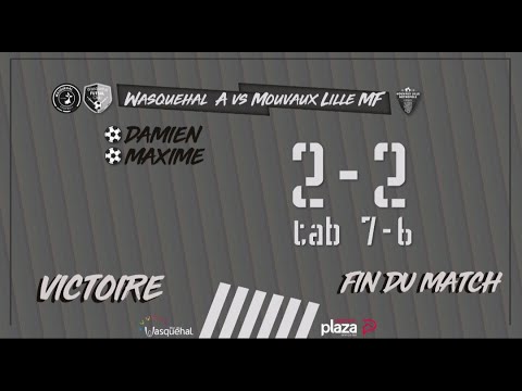 Séance de Tirs au But + Cris de guerre Wasquehal Mouvaux  en coupe de la Ligue  de Futsal