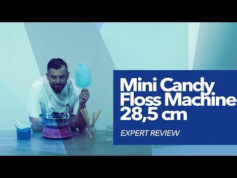 Video - Maszyna do waty cukrowej - 28.5 cm - mini