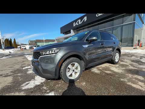 2021 Kia Sorento LX+ AWD in Gray for sale at Clarington Kia in Bowmanville, ON