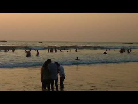 Sunset at Baga beach December 2017