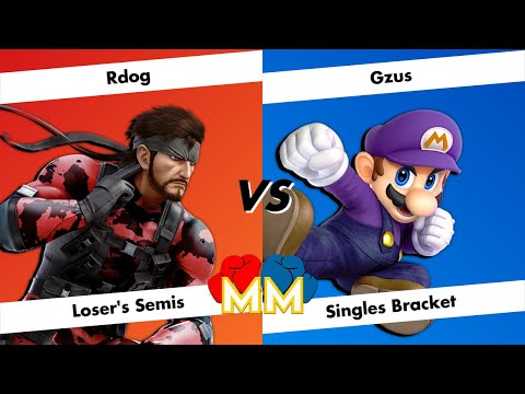 Manteca Mania #17 - Loser's Semis - Rdog (Snake) vs Gzus (Mario)