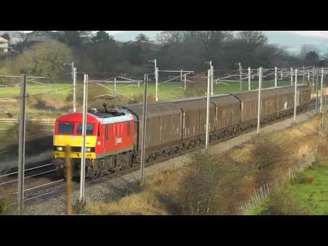 90036 6m02 Shieldmuir - Warrington RMT Christmas Mail, 4th December 2013