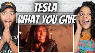 WHAT A SWITCH!| FIRST TIME HEARING Telsa -  What You Give REACTION
