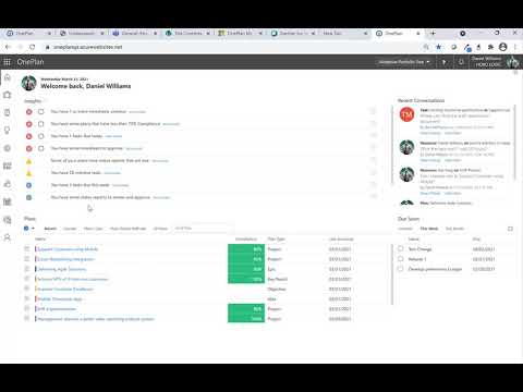OnePlan Insights Overview