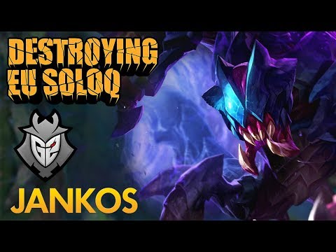 Destroying EU SoloQ: G2 Jankos - Rek'Sai Jungle - KDA 13/3/7