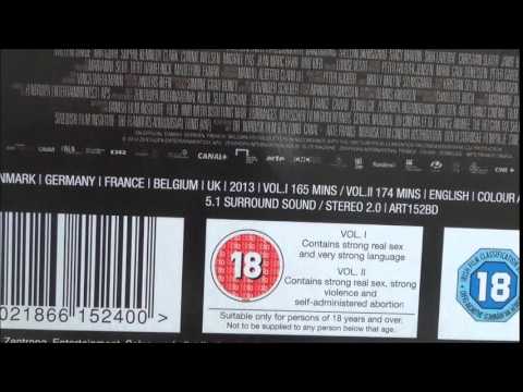 Nymphomaniac Director's Cut Bluray Unboxing