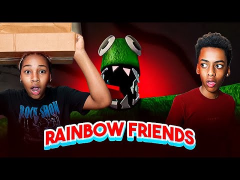 Playing Rainbow Friends In Roblox!