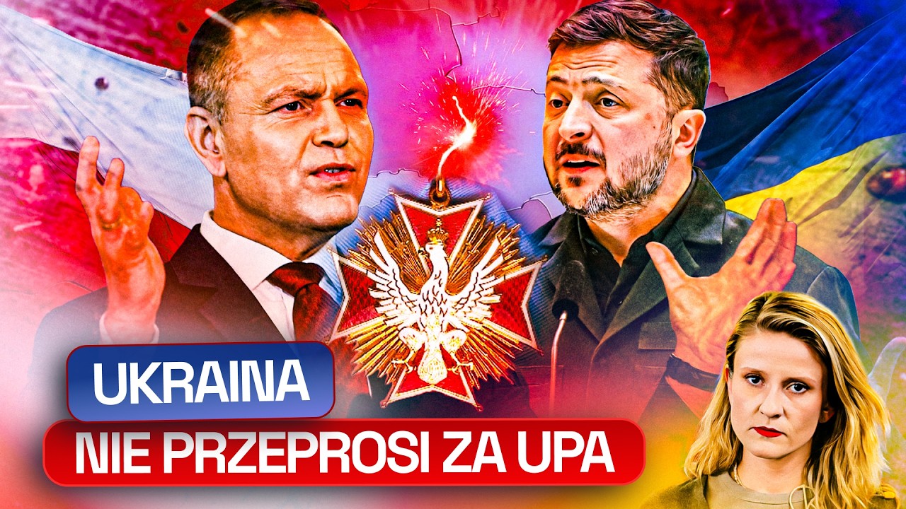 UKRAIŃCY W OBRONIE ZEŁENSKIEGO I UPA. TUSK KRYTYKUJE NAWROCKIEGO