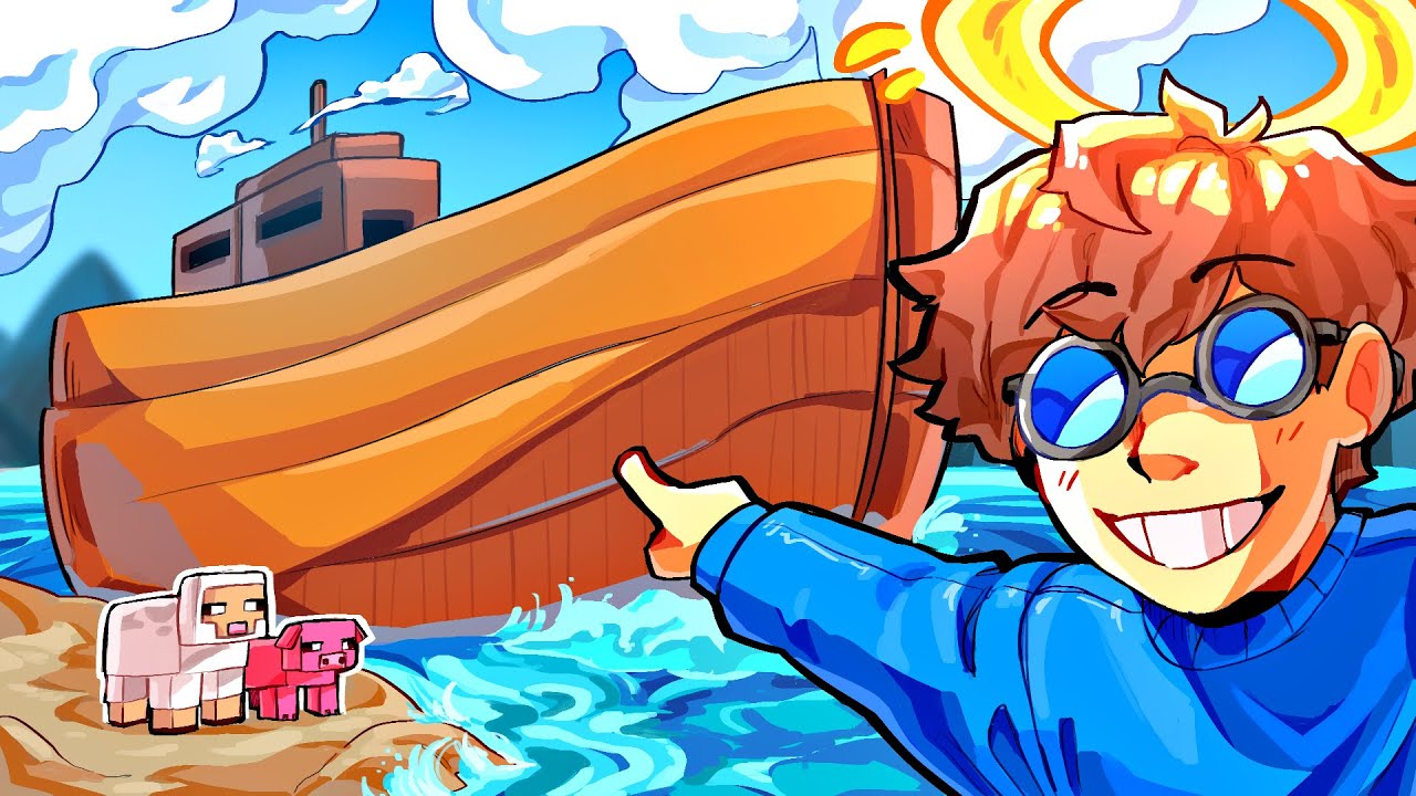 PASSEI 100 DIAS criando A ARCA DE NOÉ no MINECRAFT - O FILME