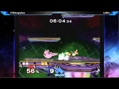 EVO 2013 - Super Smash Bros Melee Semifinals - CT Hungrybox vs Leffen
