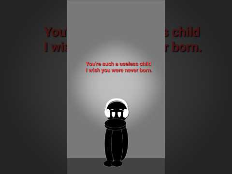 The most heartbreaking words a parent can say.. #youtubeshorts #animation #vent #sad