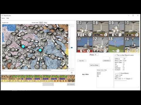 PowerGrid Board Game C++/Qt Implementation | Winter 2016