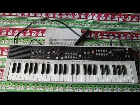 A Christmas message from Casio MT-70