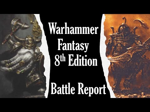 Dwarfs vs Tomb Kings 2500pts Warhammer Fantasy 8th Edition Battle Report