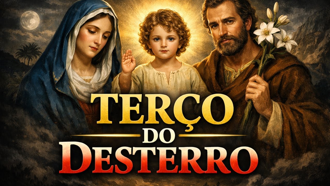 TERÇO DO DESTERRO, Amado Deus, oração para dormir, momento de oração