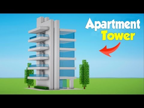 WiederDude - Minecraft: How to Build a Modern Hotel Tower (#1)  - House Tutorial