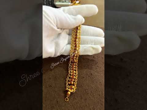 rudraksha chain bracelet