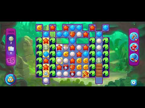 Fishdom gameplay level 3029