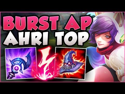 WTF! ONE BURST AP AHRI COMBO DID HOW MUCH DAMAGE?? AHRI SEASON 8 TOP GAMEPLAY! - League of Legends