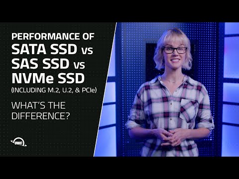 Performance difference between SATA SSD vs SAS SSD vs NVME vs U.2