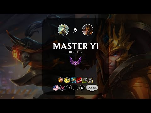 Master Yi Jungle vs Jarvan IV - NA Master Patch 13.20