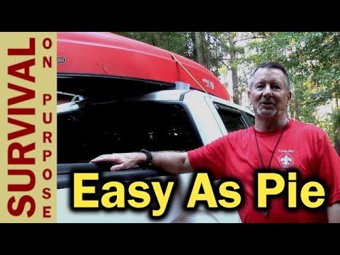 YouTube video about: How far can a canoe stick out of a truck?