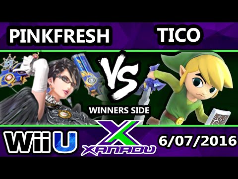 S@X 153 - Pink Fresh (Bayonetta) Vs. Tico (Toon Link) SSB4 Tournament - Smash Wii U - Smash 4