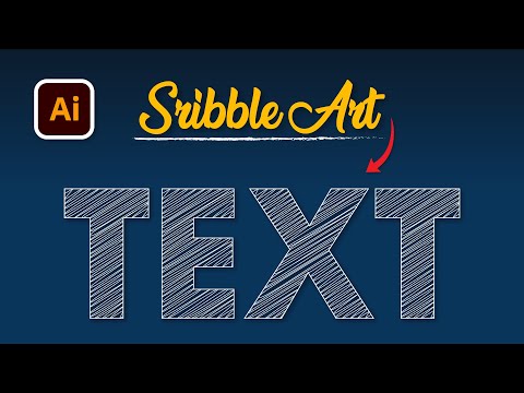 Illustrator Tutorial Create Scribble Text Effect
