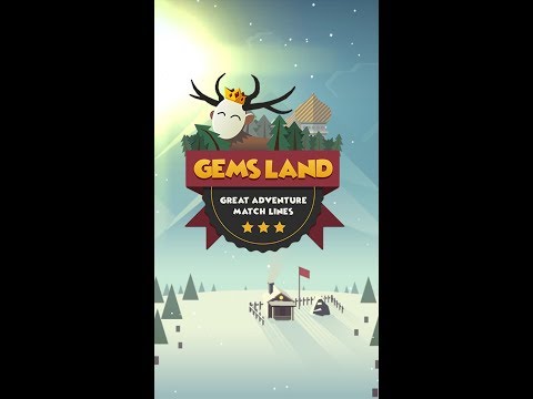 Gems Land-new free match 3 game, connect the dots! Video