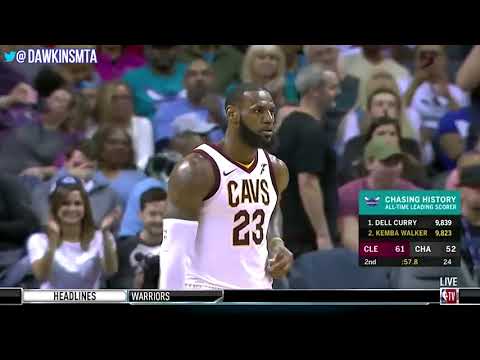 LeBron James NASTY 41 Pts, 10 8 | 2018.3.28 Cleveland Cavaliers vs Hornets DUNKFEST! | Fre