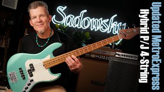 Video thumbnail for 2023 Update | Sadowsky MetroExpress Hybrid P/J 4-String | w. Andy Irvine by Sadowsky