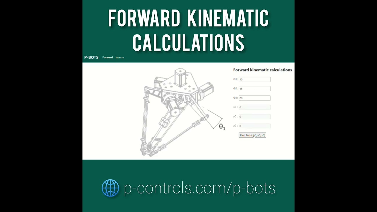 The forward kinematic calculation program for 🅿️-BOT-DELTA-2