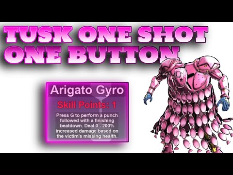 [YBA] Tusk 1 Shot With One Button