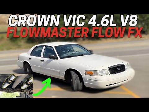 2005 Ford Crown Vic 4.6L Exhaust Sound  w/ Flowmaster Flow FX!