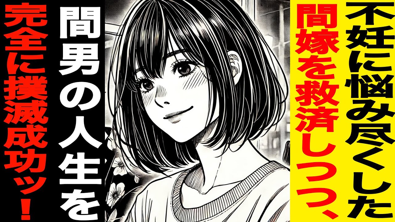 【漫画】このｲｯﾁ漢、ｱｯﾊﾟﾚ!!!不妊に悩み尽くした間嫁を救済しつつ、且つ間男の人生を完全に撲滅成功ッッ！！！（修羅場）