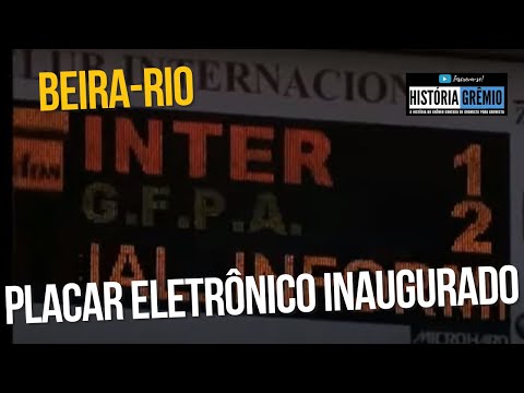 PLACAR ELETRÔNICO INAUGURADO