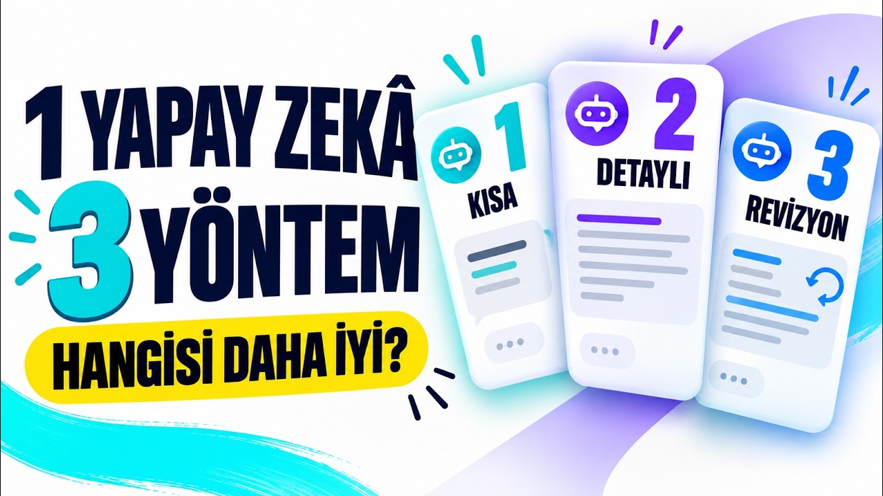 Aynı Yapay Zekâ, 3 Farklı Yöntem: Hangisi Daha İyi?