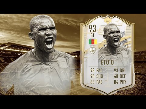 FIFA21| SAMUEL ETO'O 93 PRIME ICON MOMENTS PLAYER REVIEW | FIFA21 ULTIMATE TEAM