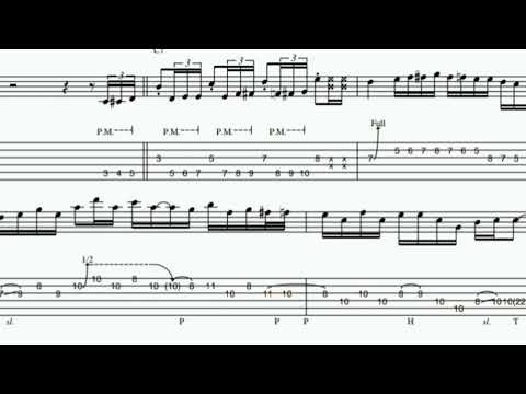 NO... ANOTHER GUITAR LICK!!! fusion guitar lick in Gm wit tabs.