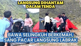 Download lagu A Love Drama Erupts on a Mountaintop: A Girl Approaches Her Boyfriend After Caught Him Climbing w... mp3